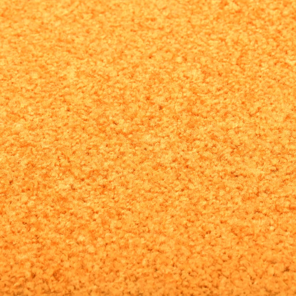 vidaXL Dörrmatta tvättbar orange 90x150 cm
