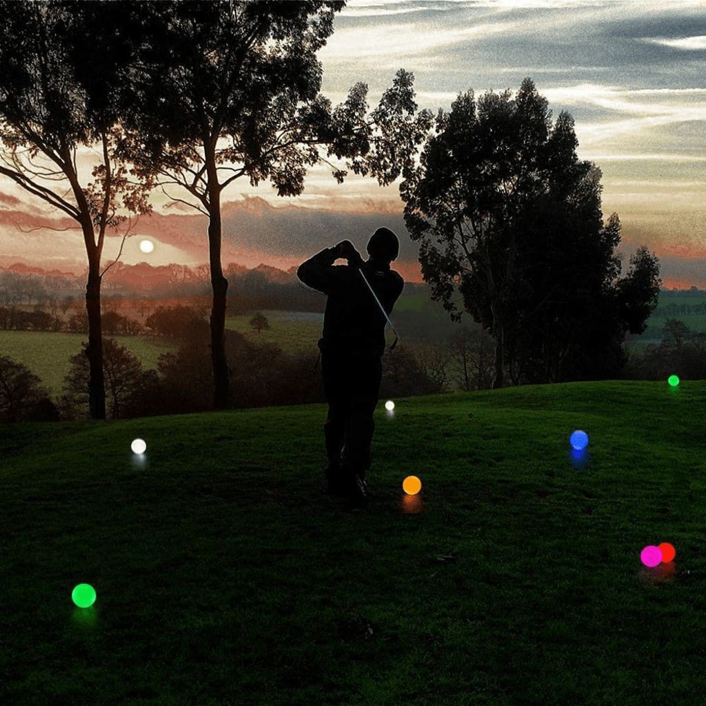Lysande golfbollar, 3-pack