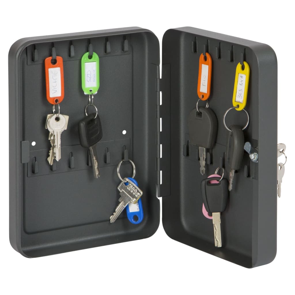 Practo Home Nyckellåda med lås för 24 nycklar matt antracit