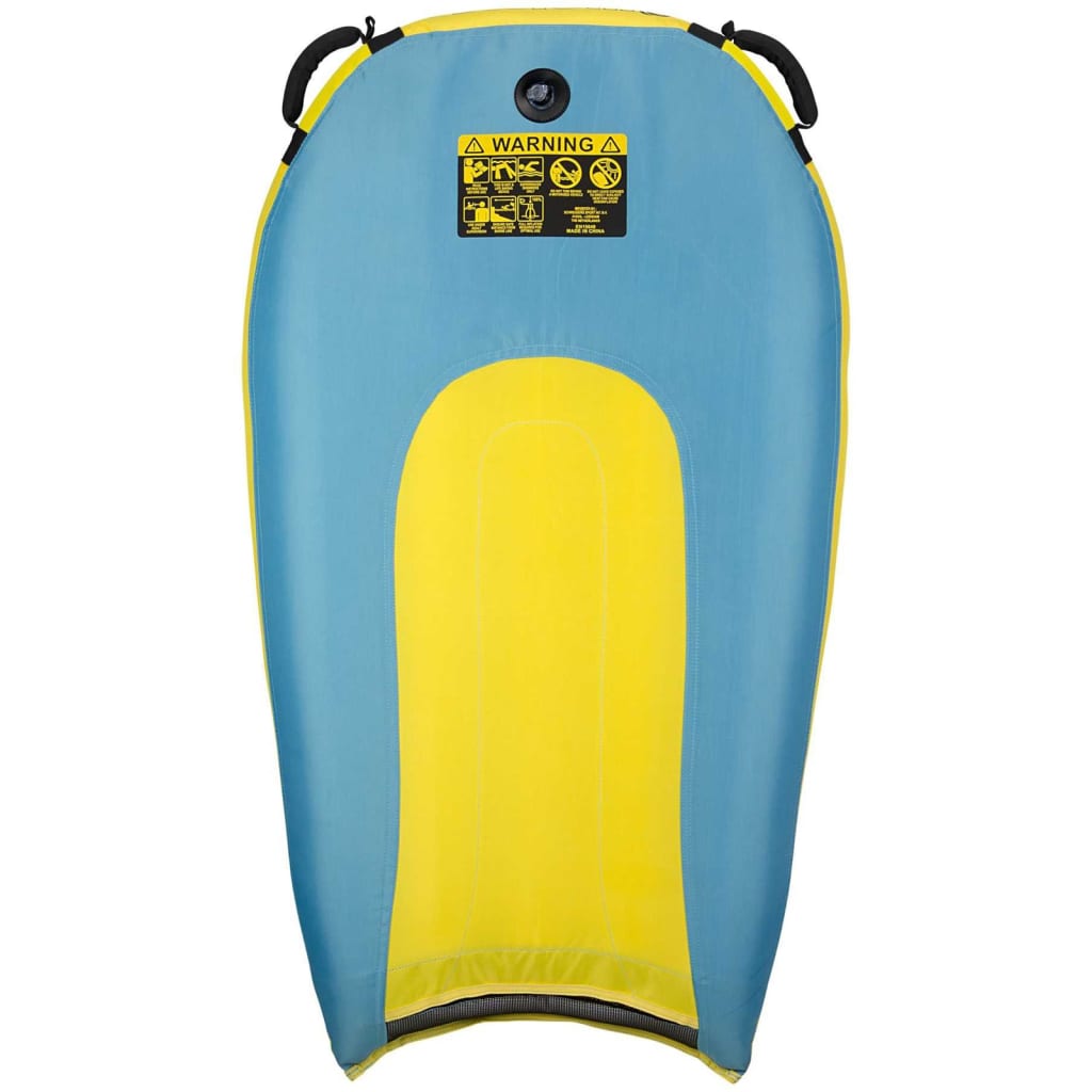 Waimea Uppblåsbar bodyboard Boogie Air PVC gul och blå 52WF-GEB-Uni