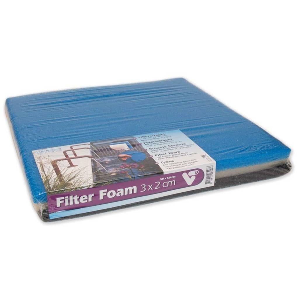 Velda (VT) Filterskum set 50x50x2 cm vit/svart/blå