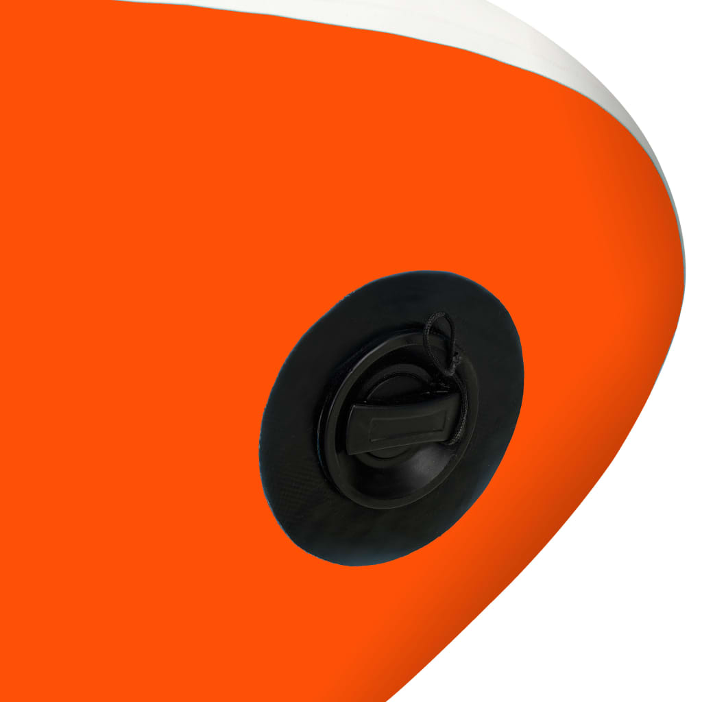 vidaXL SUP-bräda uppblåsbar 366x76x15 cm orange
