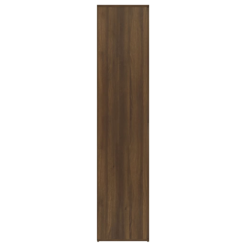 vidaXL Skoskåp brun ek 80x39x178 cm konstruerat trä