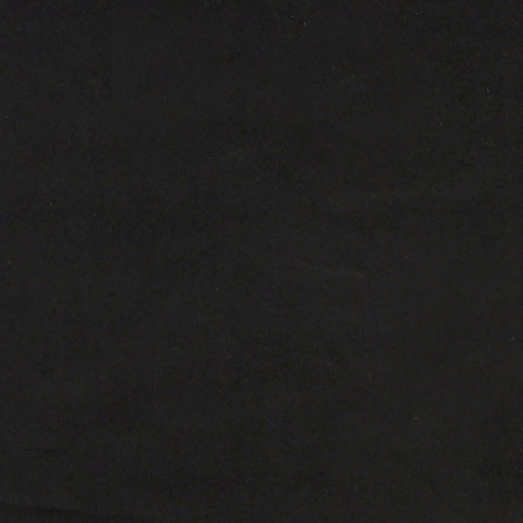 vidaXL Sängram med LED-belysning svart 140x190 cm sammet
