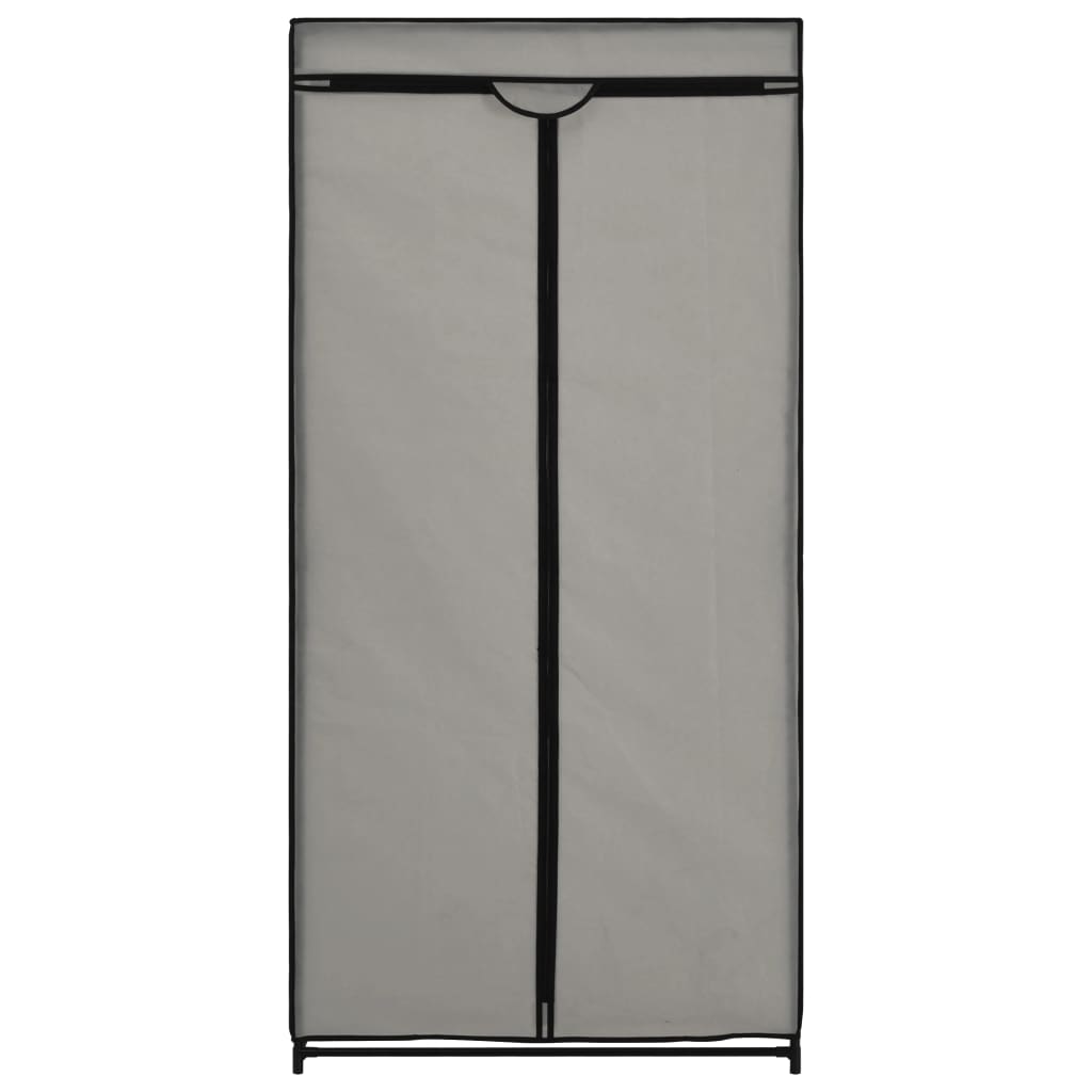 vidaXL Garderob grå 75x50x160 cm