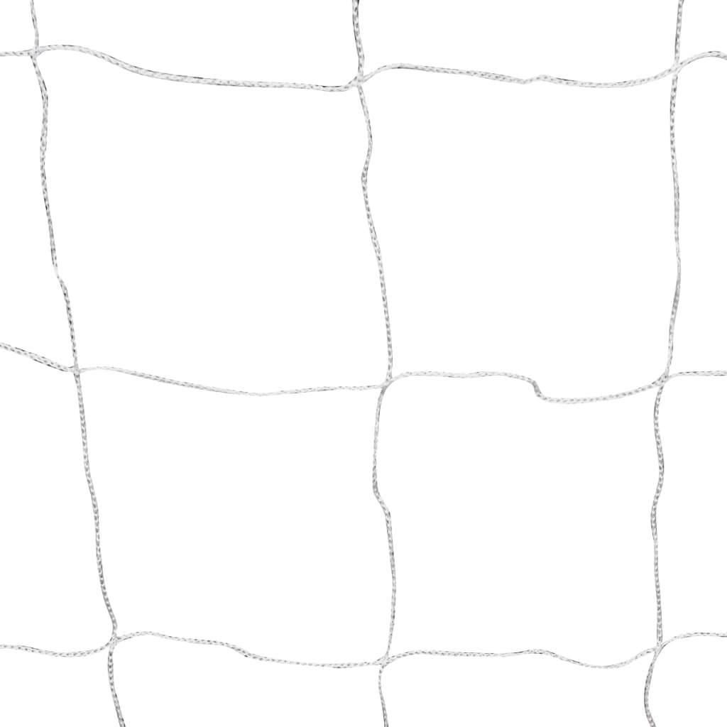 vidaXL Fotbollsmål med nät 182x61x122 cm stål vit