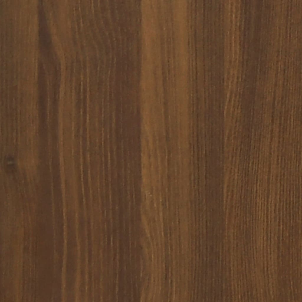 vidaXL Tv-skåp 7 delar brun ek konstruerat trä
