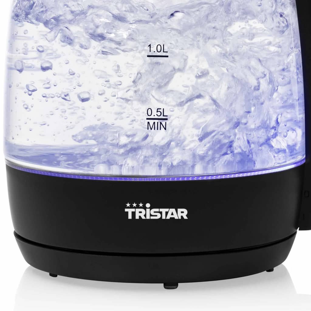 Tristar Elektrisk vattenkokare 2200W 1,7L glas