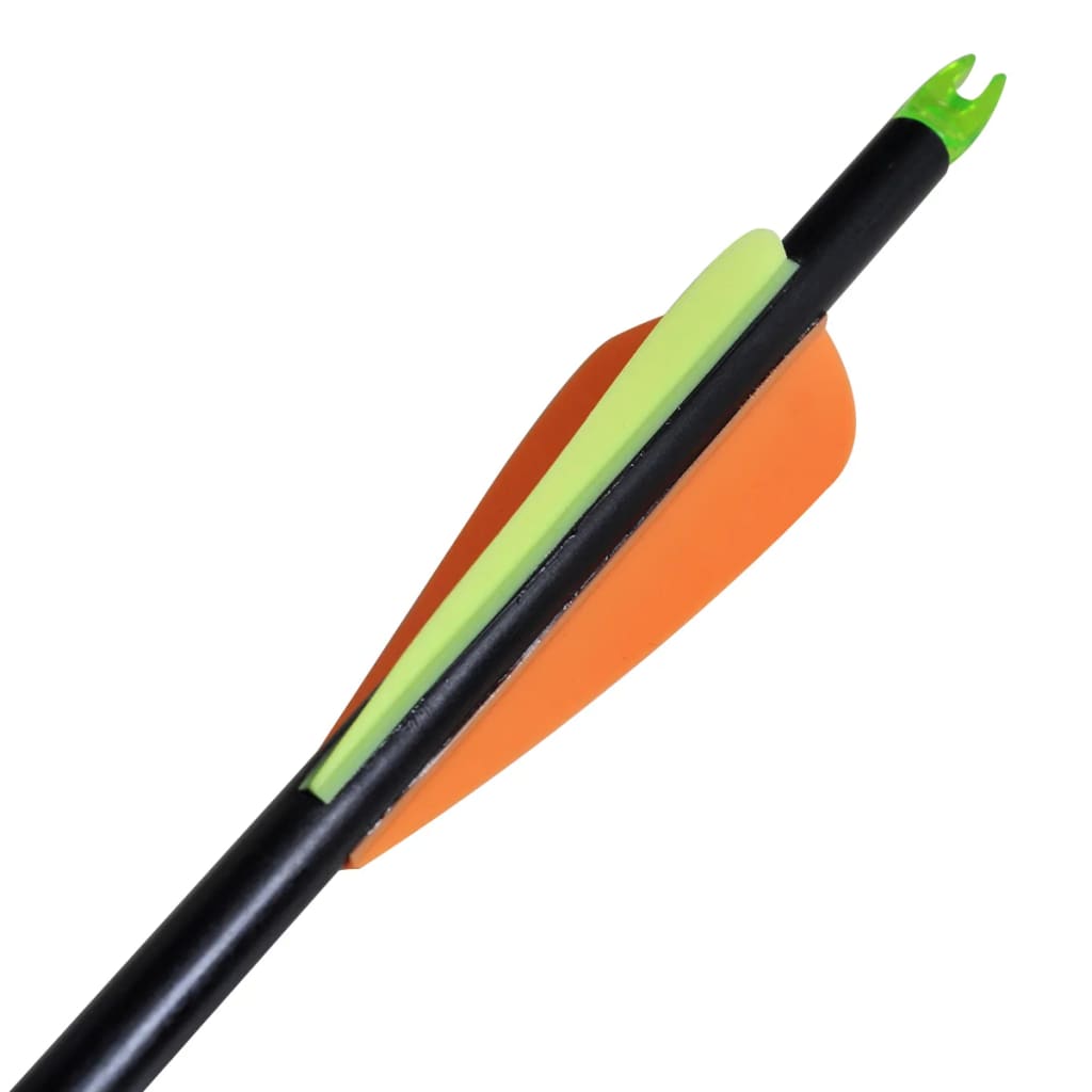 vidaXL Pilar i fiberglas för compoundbåge standard 30" 0,8 cm 12 st