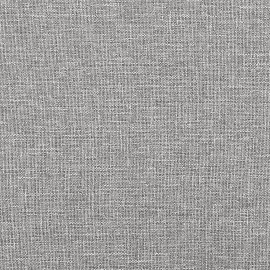 vidaXL Ramsäng med madrass ljusgrå 100x200 cm tyg