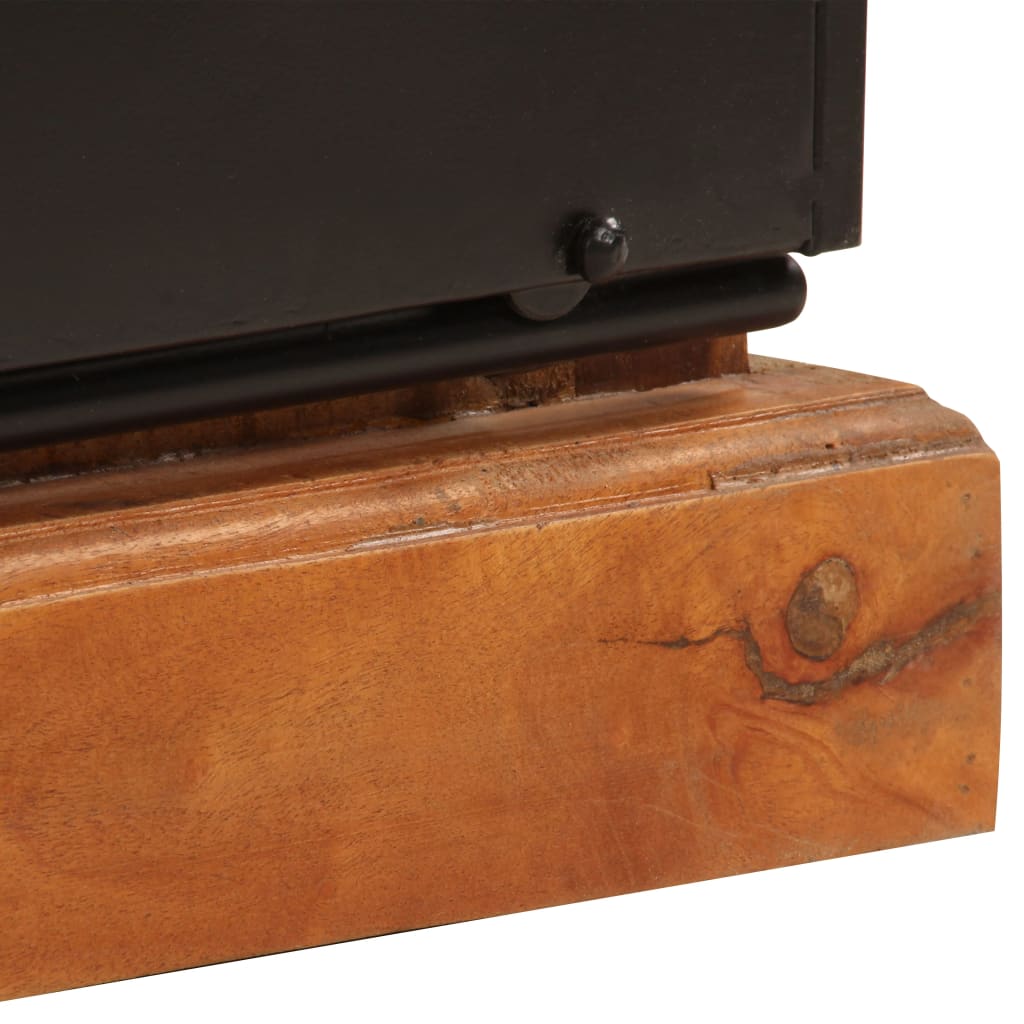 vidaXL TV-bänk 110x30x45 cm massivt återvunnet trä