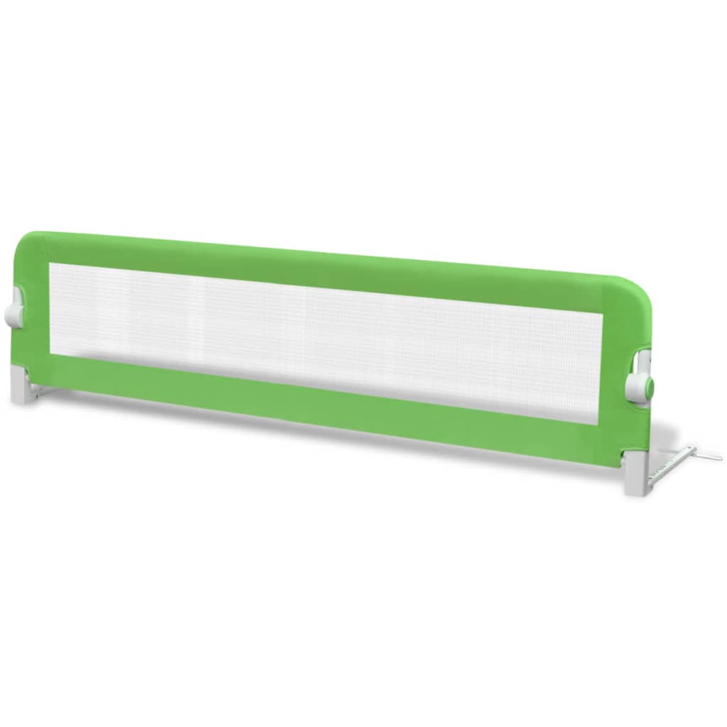 vidaXL Sängskena för barnsäng 150 x 42 cm grön