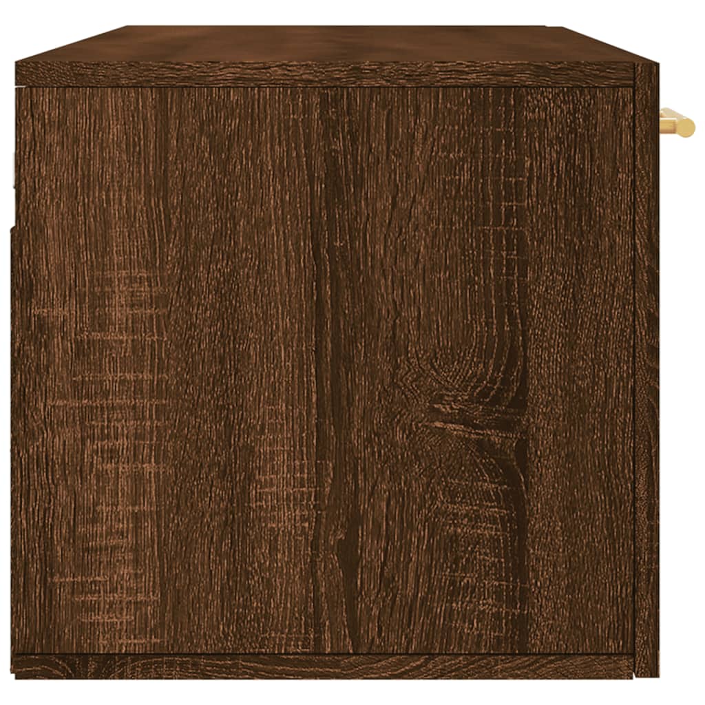 vidaXL Väggskåp brun ek 100x36,5x35 cm konstruerat trä