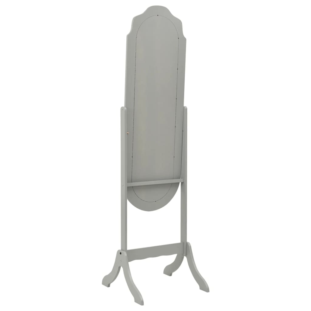vidaXL Fristående spegel grå 46x48x164 cm