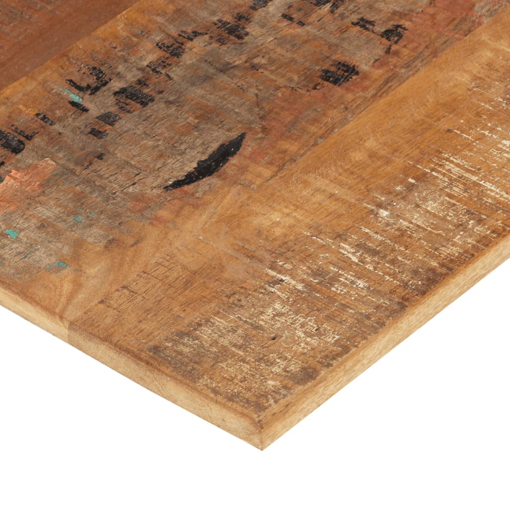 vidaXL Rektangulär bordsskiva 70x90 cm 15-16 mm massivt återvunnet trä