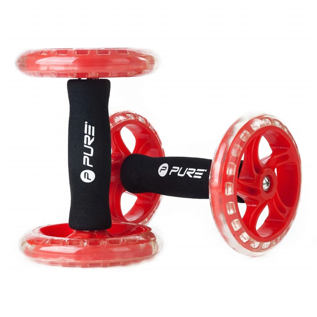 Pure2Improve Core-träningshjul 2 st röd