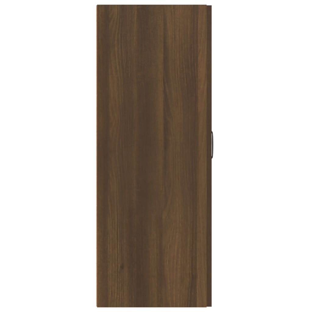 vidaXL Väggskåp brun ek 69,5x34x90 cm konstruerat trä