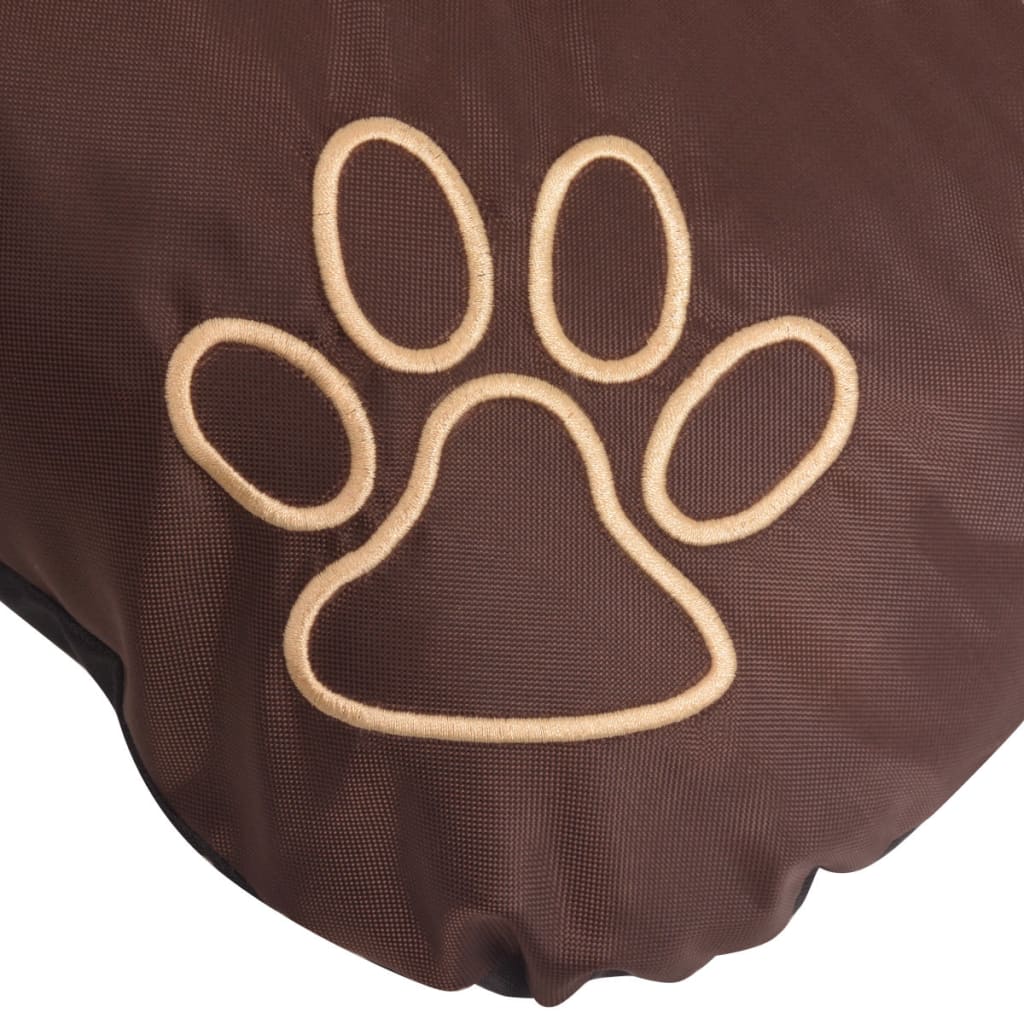 vidaXL Hundbädd storlek XL brun