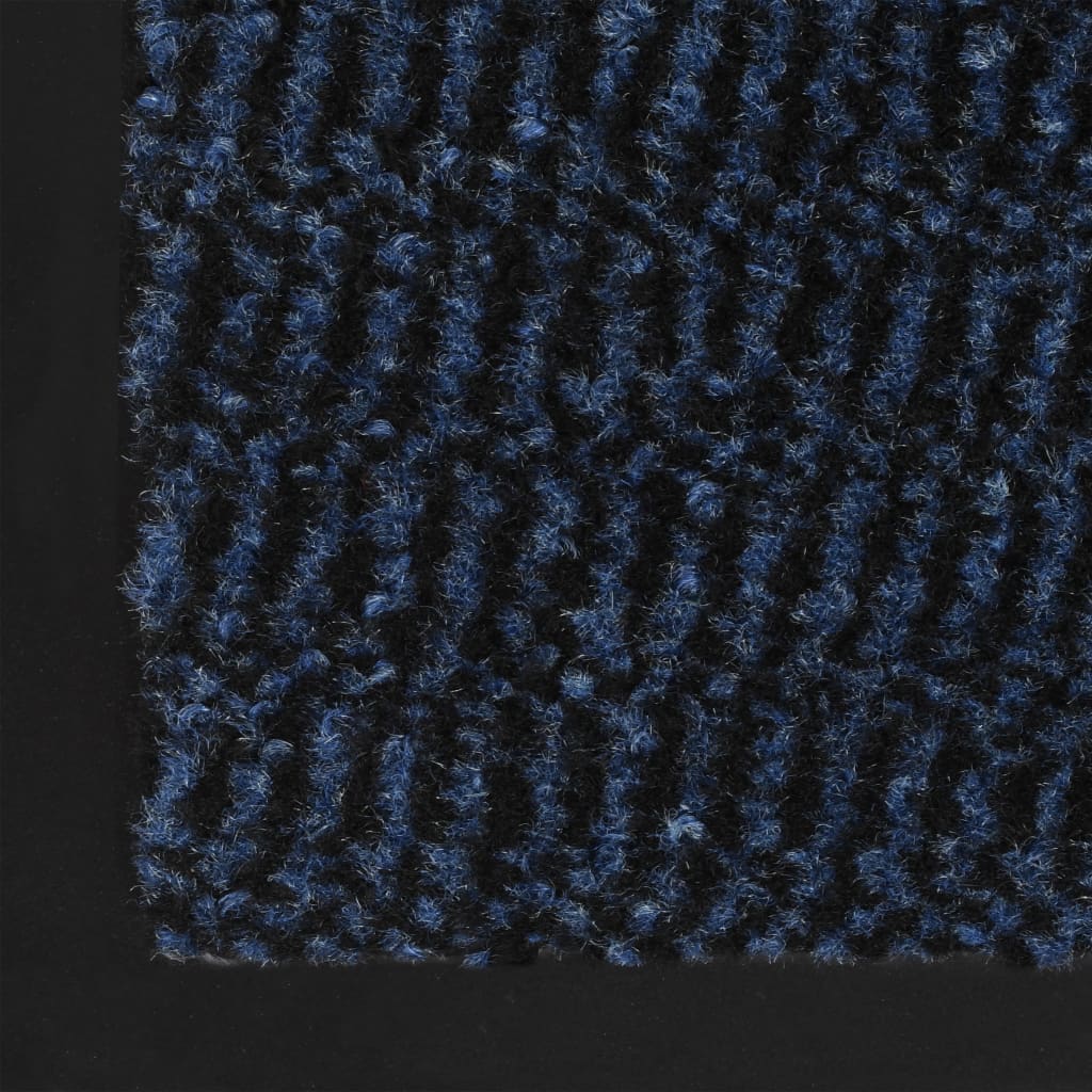 vidaXL Dörrmatta rektangulär tuftad blå 40x60 cm