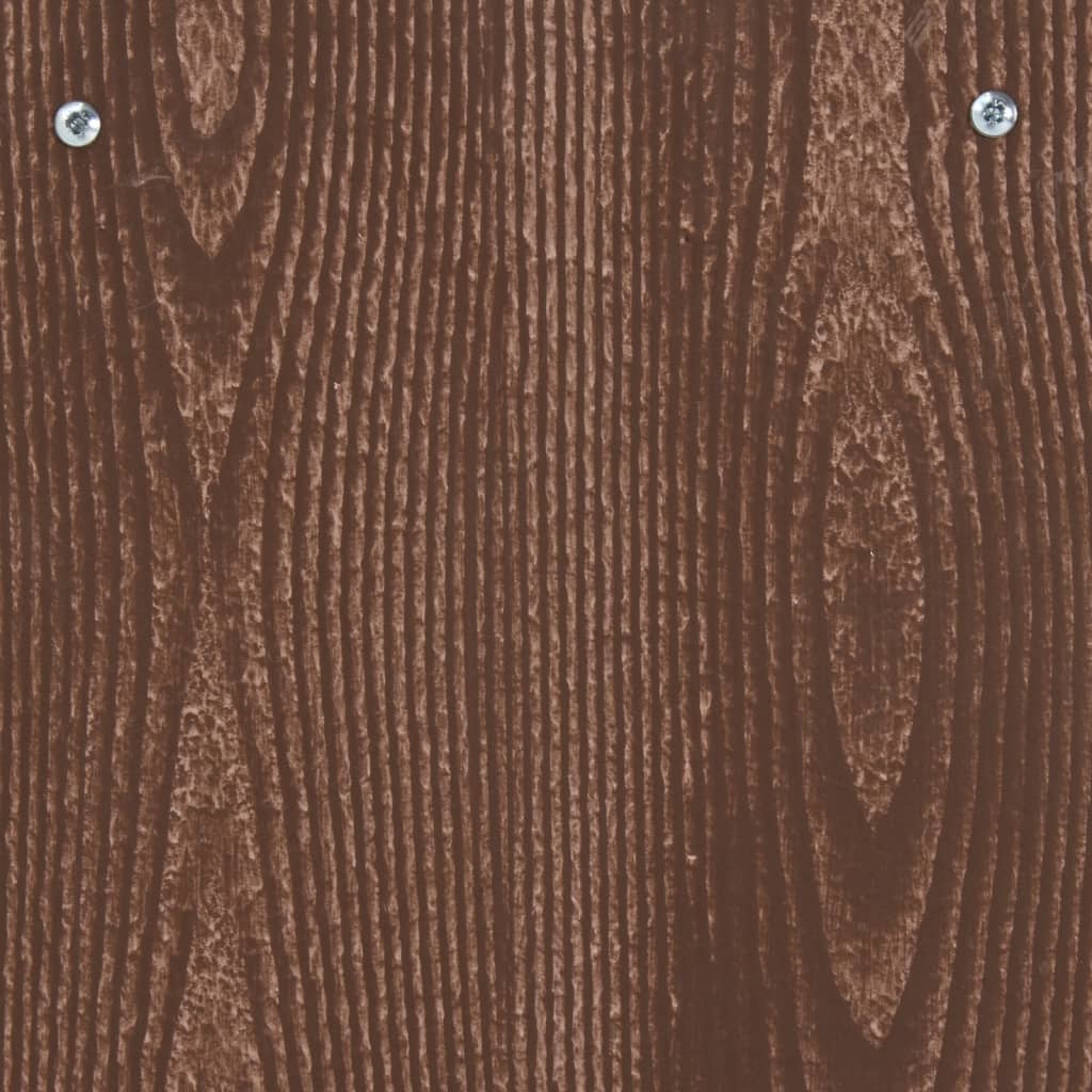 vidaXL Skohylla brun 90x24x81 cm konstruerat trä
