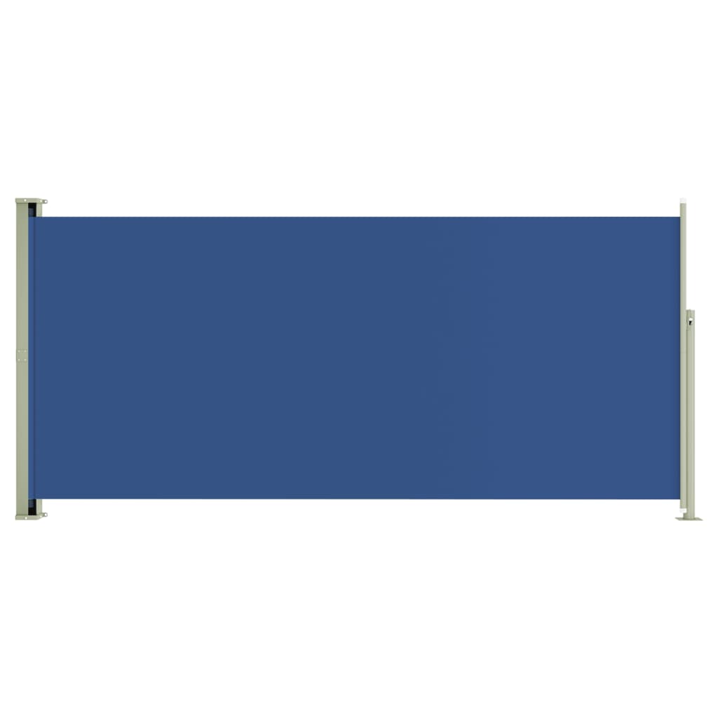vidaXL Infällbar sidomarkis 140x300 cm blå