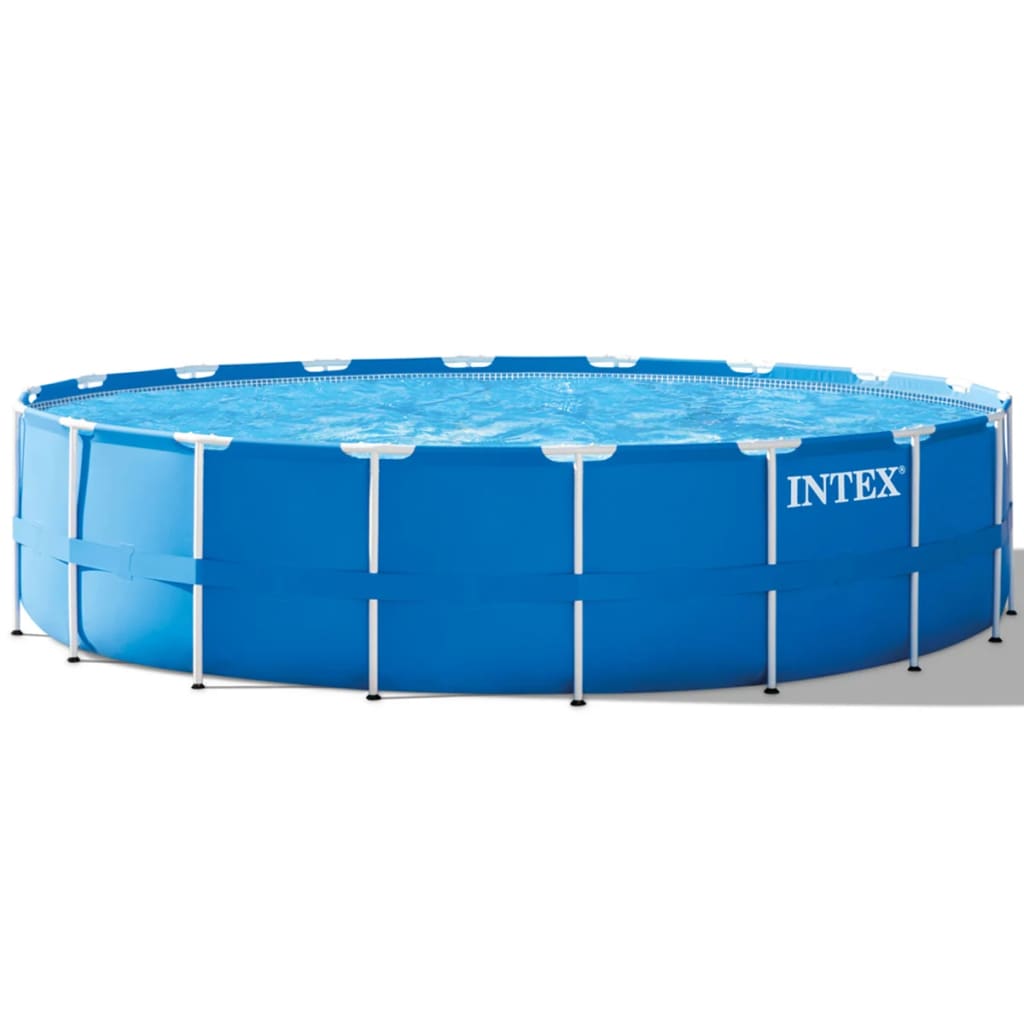 Intex Rund pool med tillbehör stålram 549 x 122 cm 28252GN