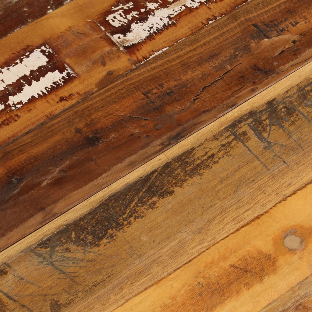 vidaXL Fyrkantig bordsskiva 70x70 cm 15-16 mm massivt återvunnet trä