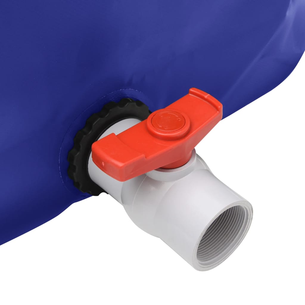 vidaXL Vattentank med kran vikbar 1500 L PVC