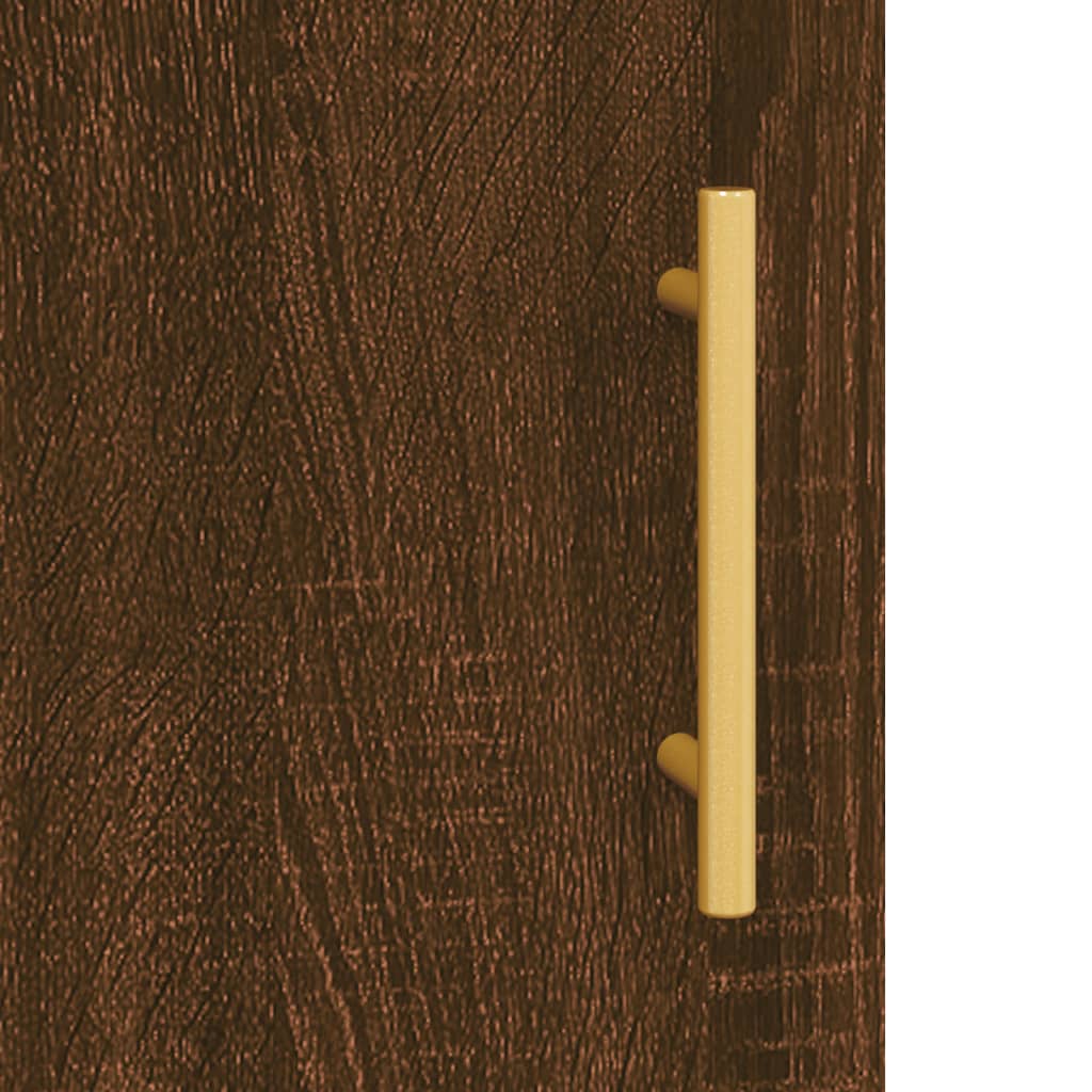 vidaXL Väggskåp brun ek 60x31x70 cm konstruerat trä
