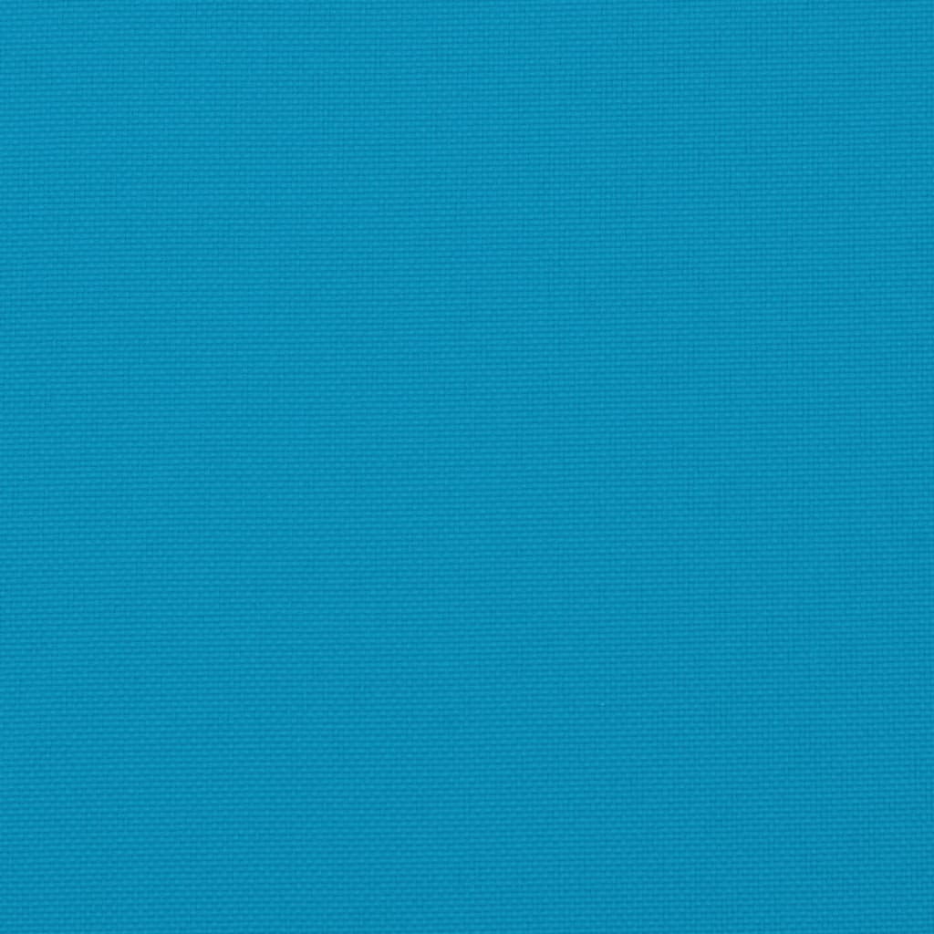 vidaXL Solsängsdyna blå 186x58x3 cm oxfordtyg