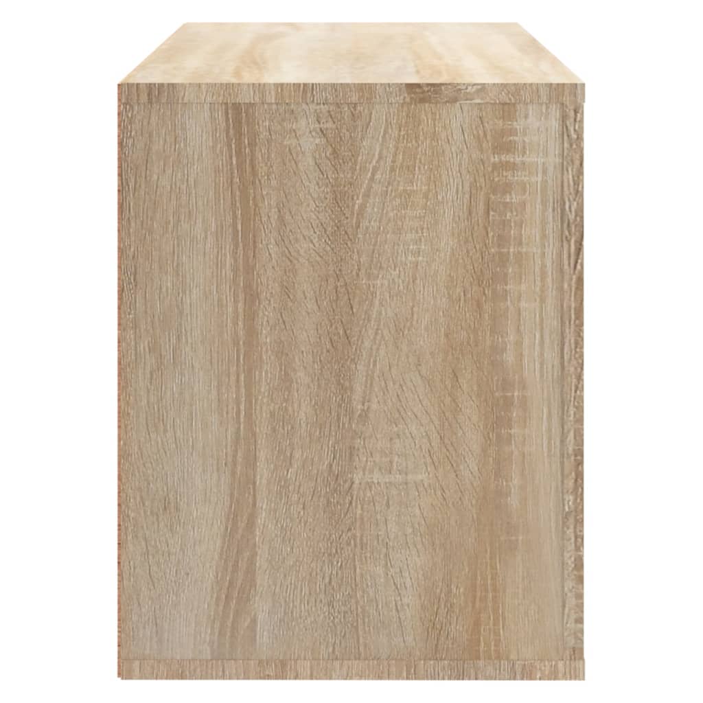 vidaXL Skohylla sonoma-ek 80x35x45 cm konstruerat trä