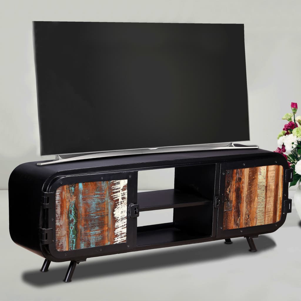 vidaXL TV-bänk i återvunnet trä 120x30x45 cm