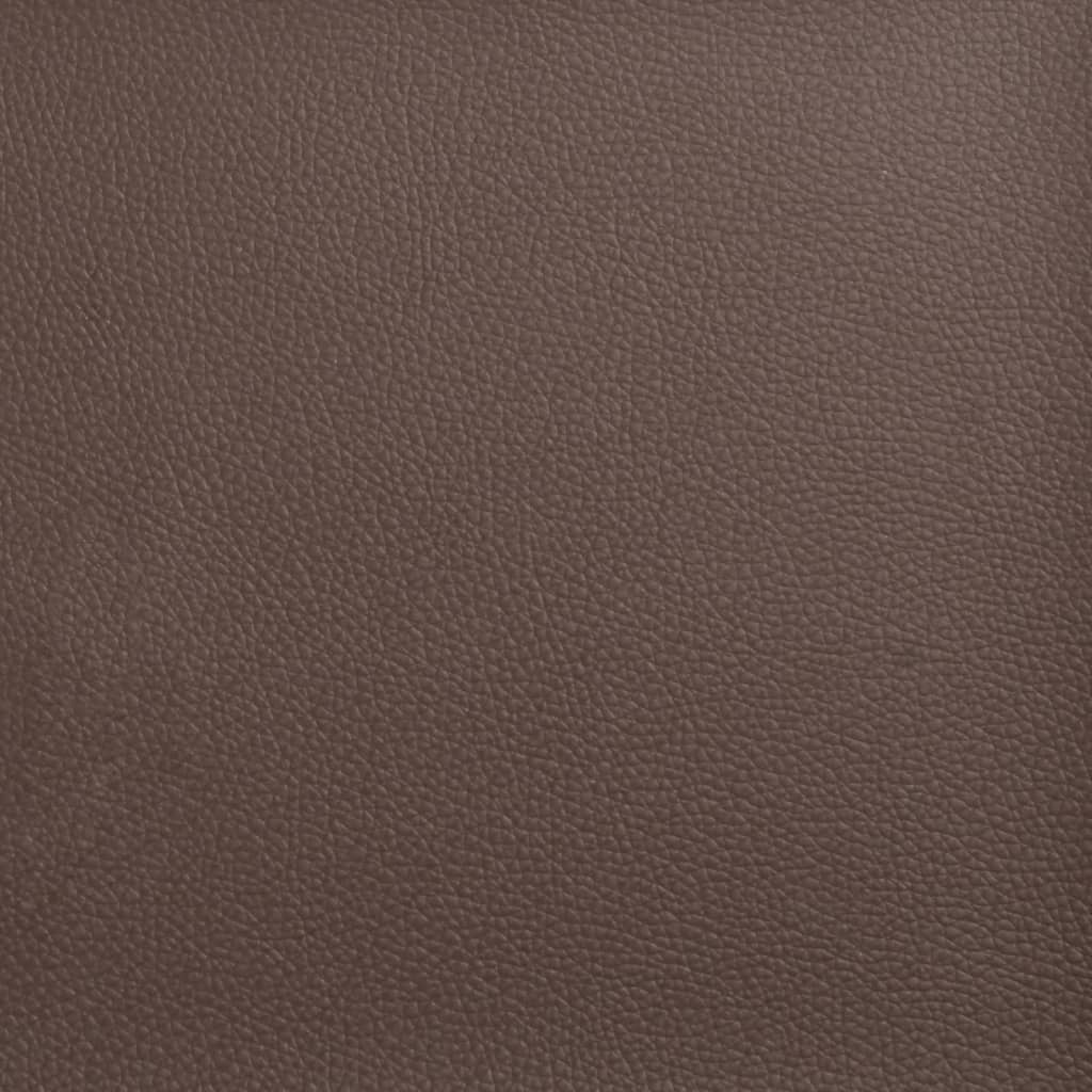 vidaXL Fotpall brun 60x50x41 cm konstläder