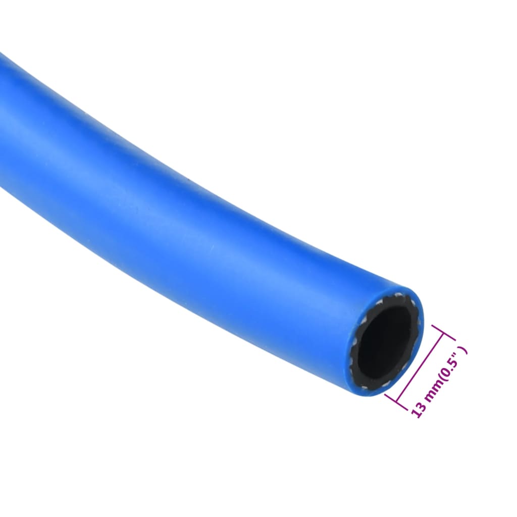 vidaXL Tryckluftsslang blå 0,7" 100 m PVC