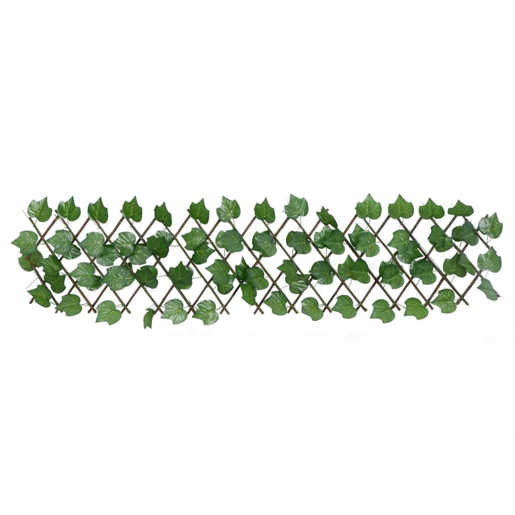 vidaXL Konstväxt druvblad spaljé expanderbar grön 5 st 180x20 cm