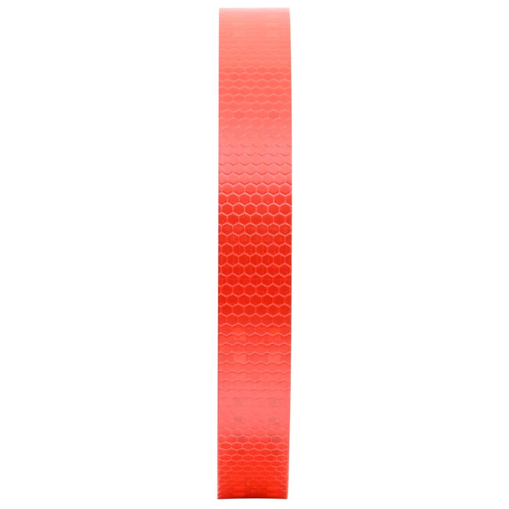 vidaXL Reflextejp röd 2,5 cmx50 m PVC