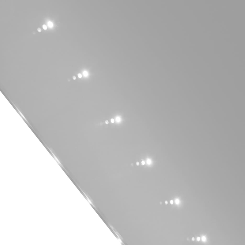 vidaXL Badrumsspegel med LED-lampor 50 x 60 cm (L x H)