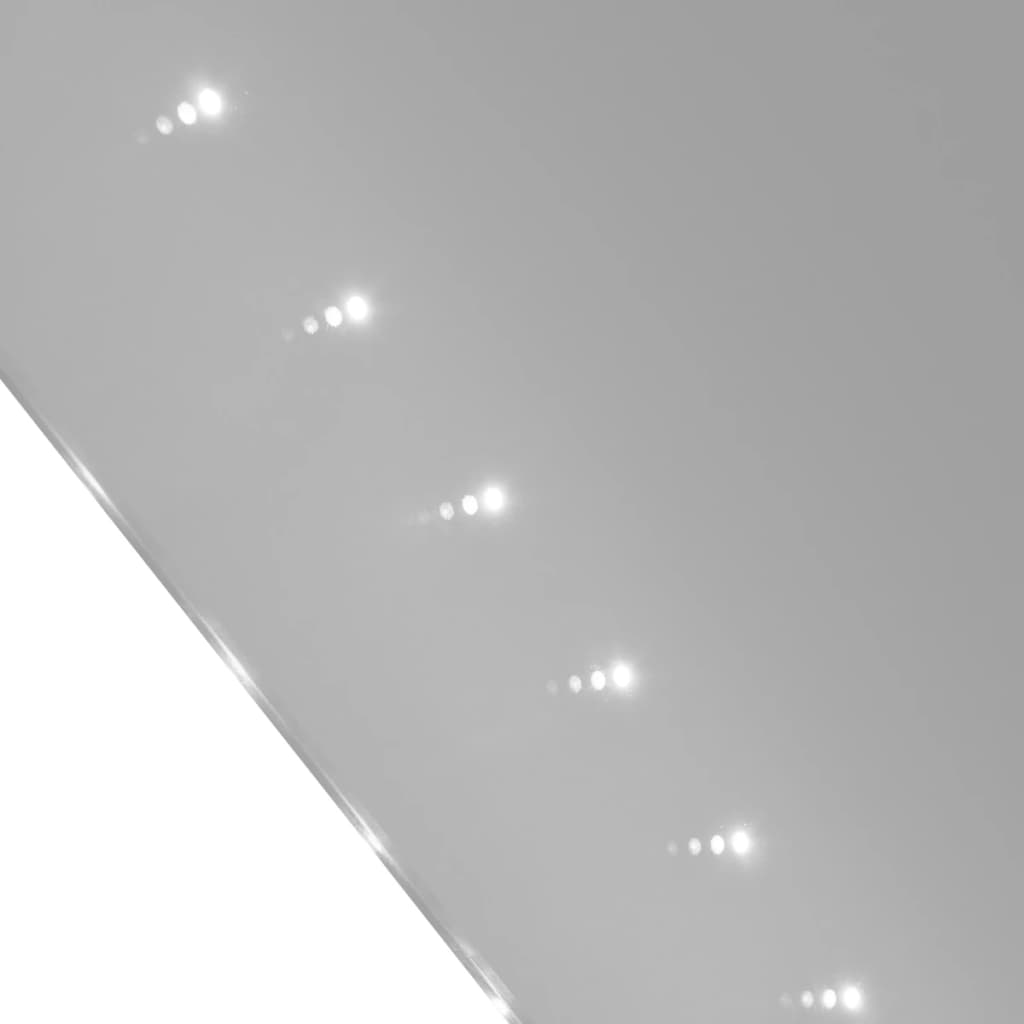 vidaXL Badrumsspegel med LED-lampor 100 x 60 cm (L x H)