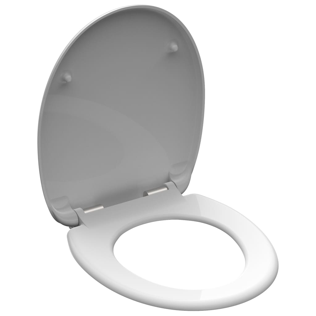 SCHÜTTE Toalettsits med mjuk stängning duroplast WHITE