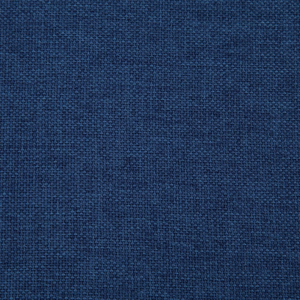 vidaXL Bänk med förvaringsutrymme 116 cm blå polyester