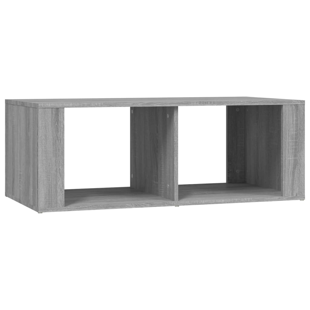 vidaXL Soffbord grå sonoma 100x50x36 cm konstruerat trä