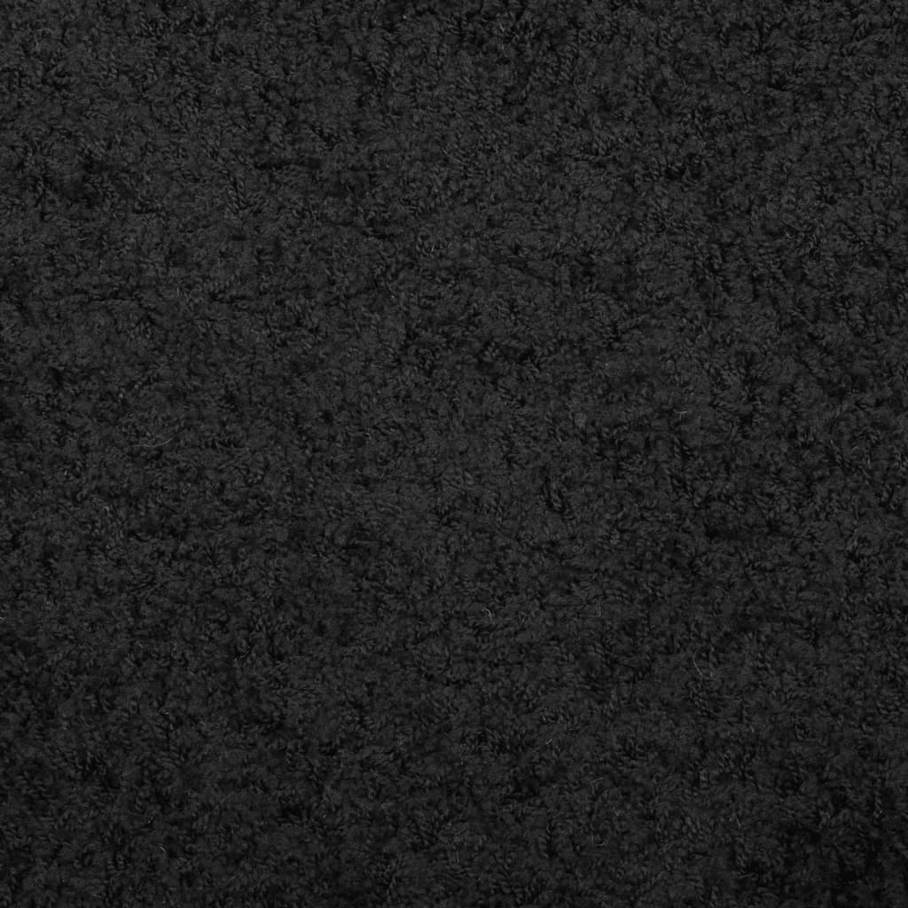 vidaXL Ryamatta PAMPLONA lång lugg modern svart 60x110 cm