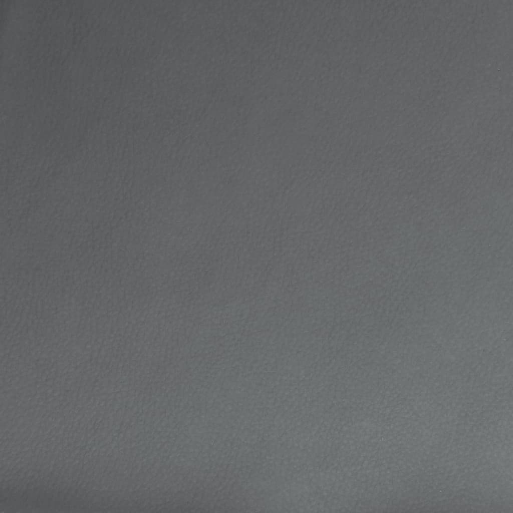 vidaXL Bänk grå 107x80x81 cm konstläder