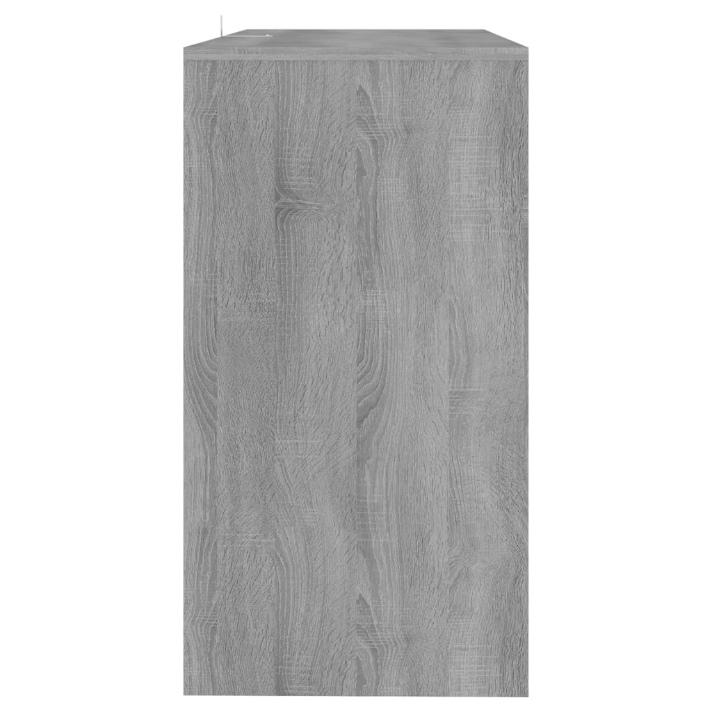 vidaXL Avlastningsbord grå sonoma 89x41x76,5 cm konstruerat trä