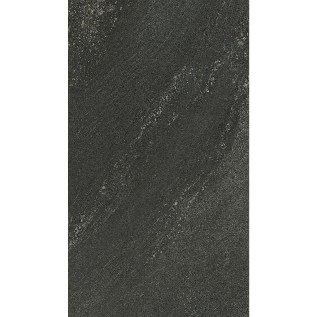 Grosfillex Väggplattor Gx Wall+ 5 st sten 45x90cm mörkgrå
