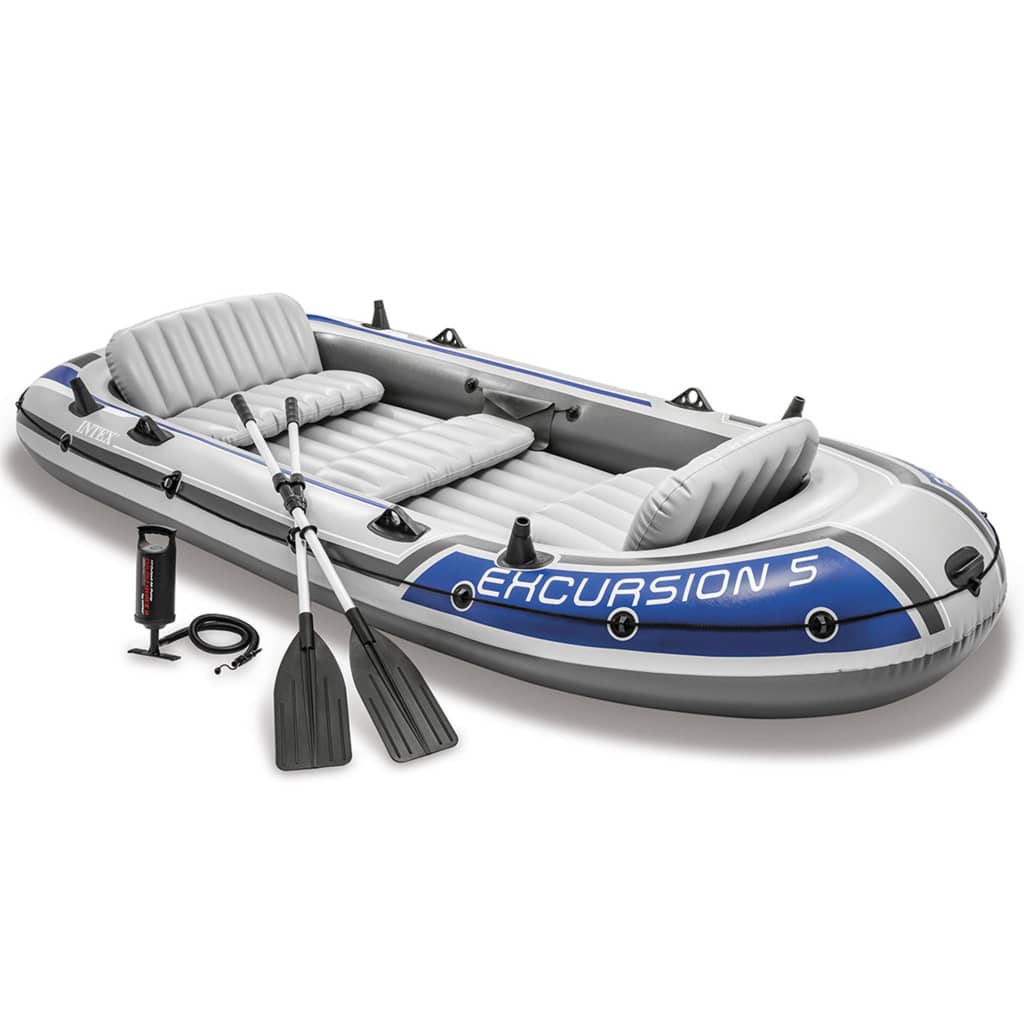 Intex Excursion 5 Set med uppblåsbar båt med pump och åror 68325NP