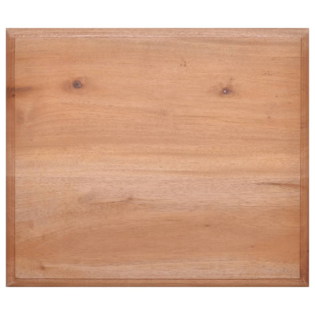 vidaXL Sängbord 35x30x60 cm massiv mahogny