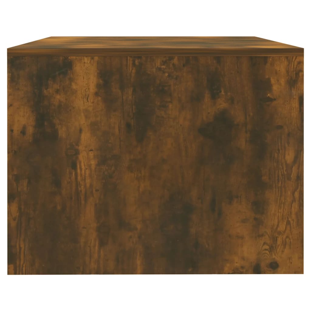 vidaXL Soffbord rökfärgad ek 102x55x42 cm konstruerat trä