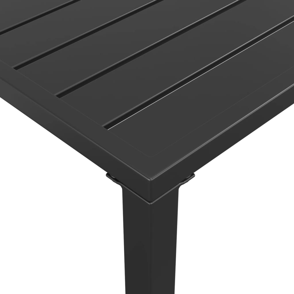 vidaXL Trädgårdsbord antracit 110x54x70 cm stål