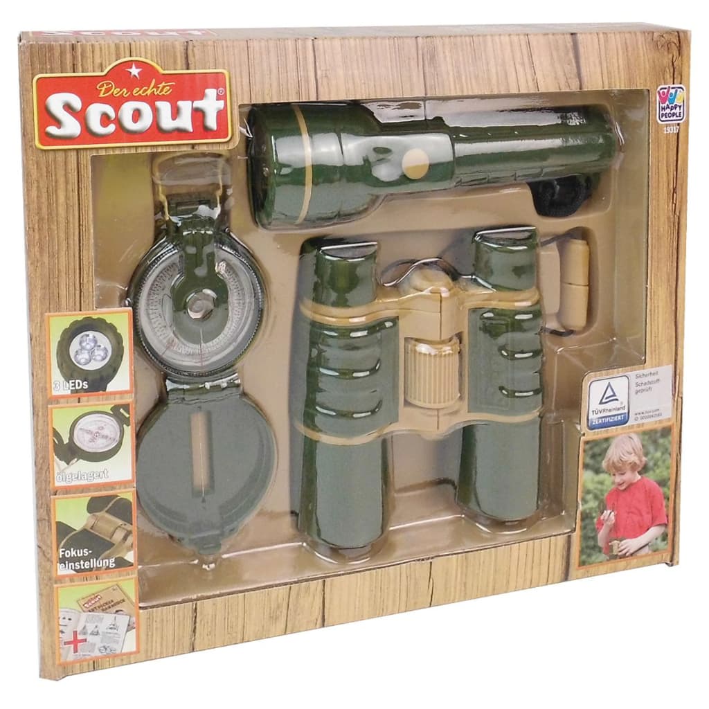 Scout Äventyrsleksaker 3 delar militärgrön